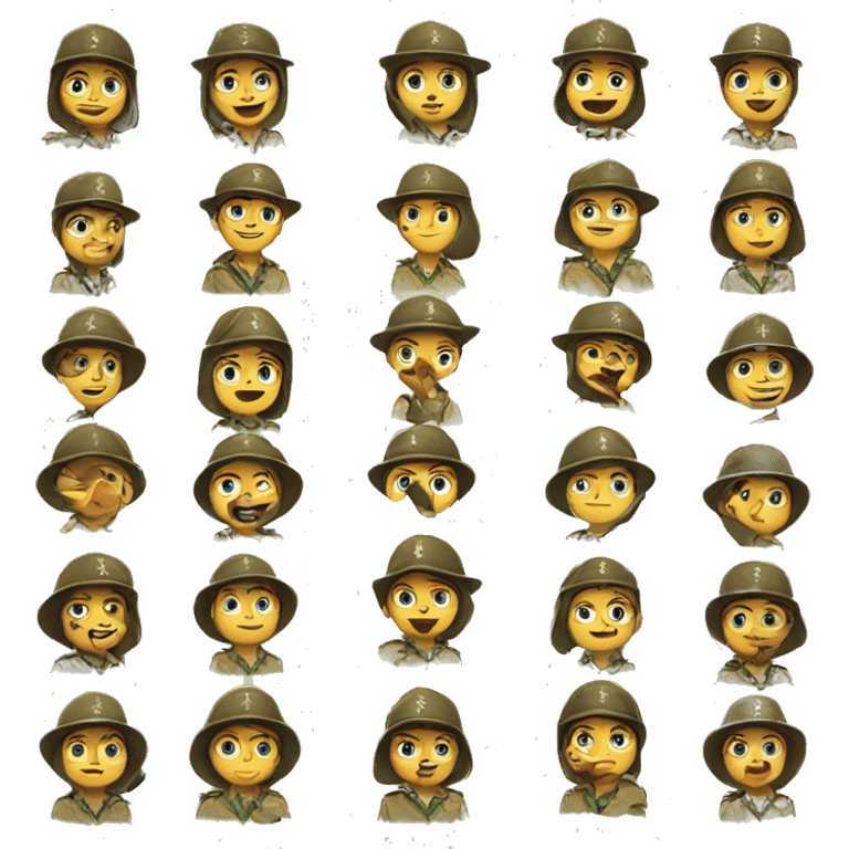 Israeli scouts salut emoji