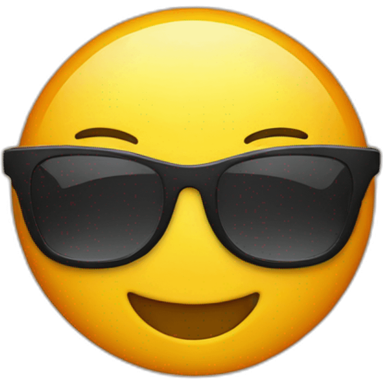 emojie waering  sun glasses emoji