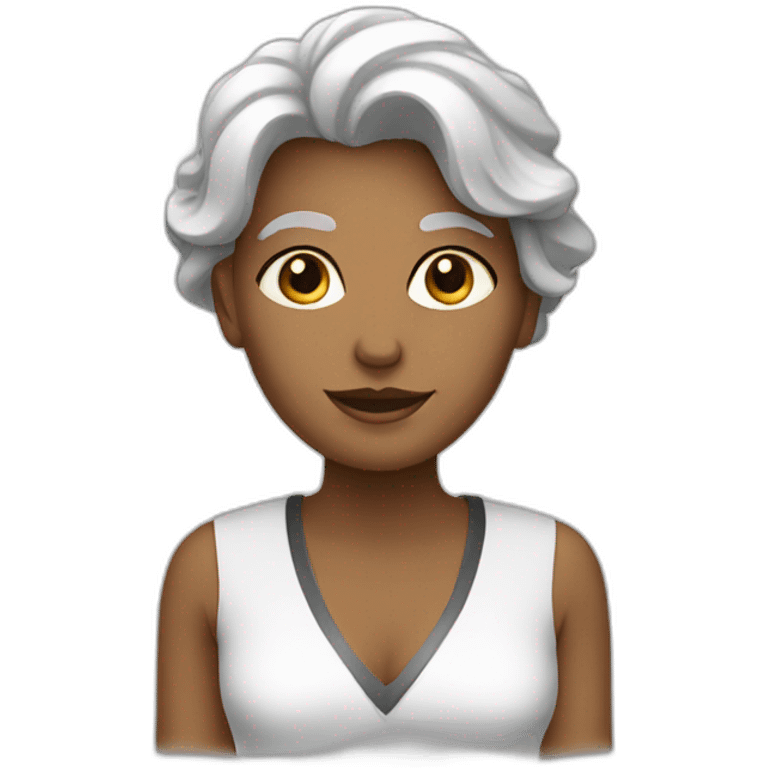 lady in meeting  emoji