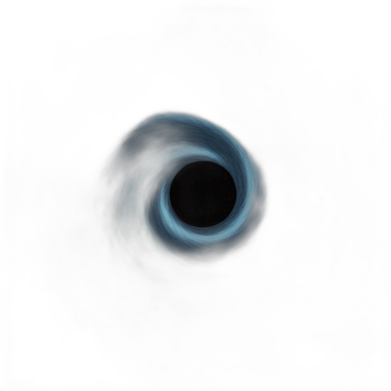 3d spiral black hole emoji