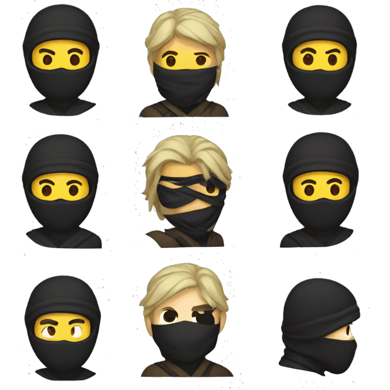 um ninja moderno emoji