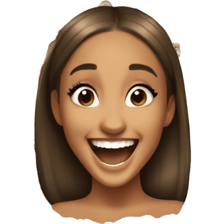 Ariana grande laughing  emoji