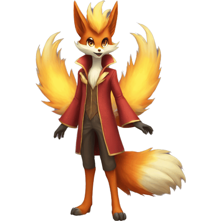  Delphox Full body emoji