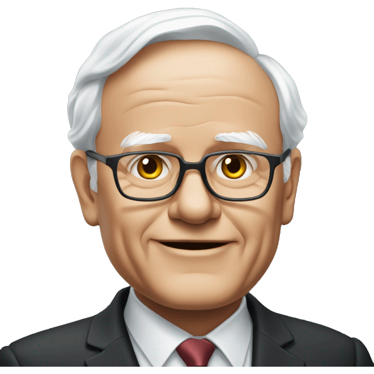 Man looks like warren buffet emoji