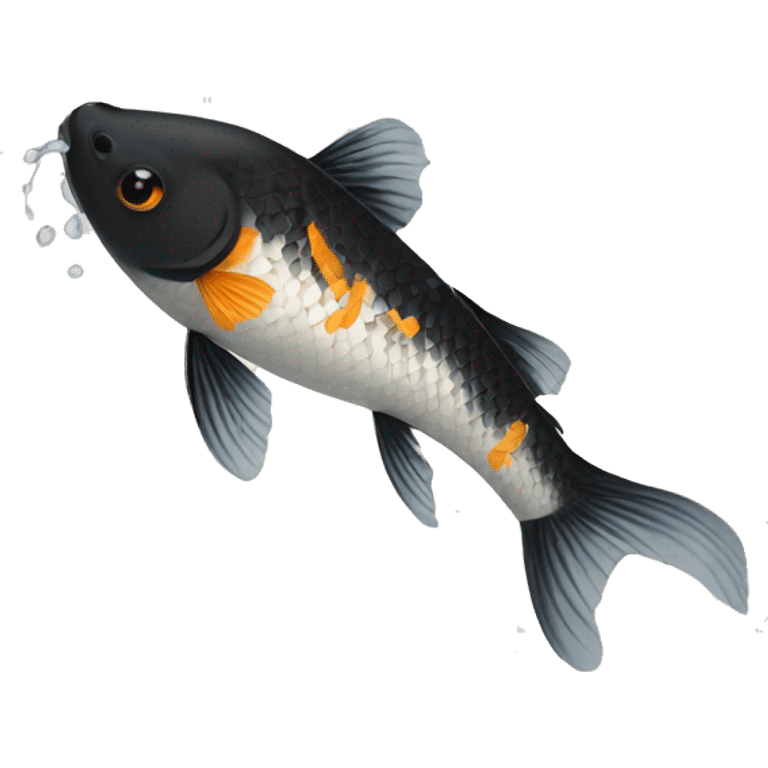 BLACK KOI emoji