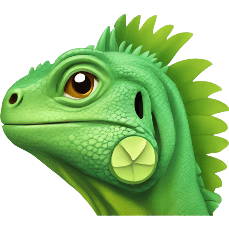 una iguana  emoji