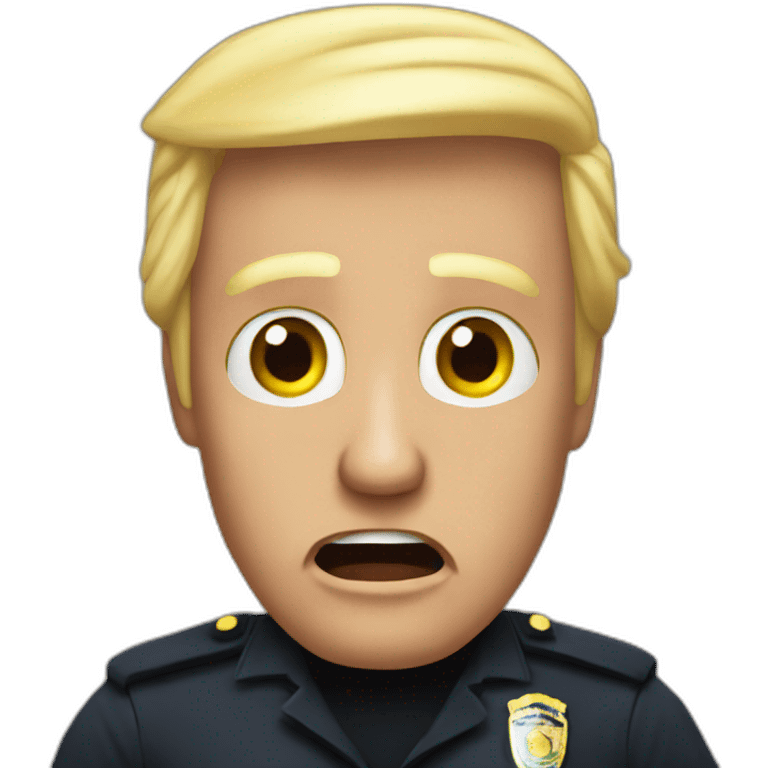 Trump arrest emoji