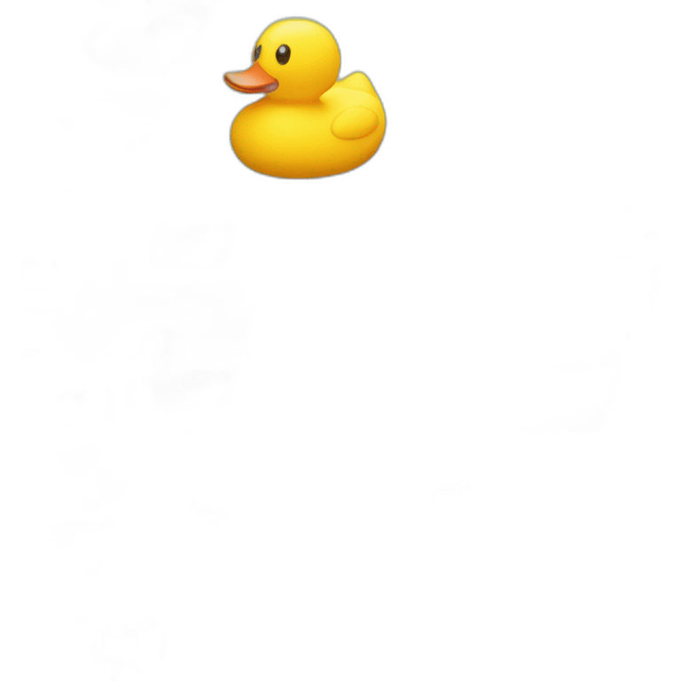 rubber duck happy emoji