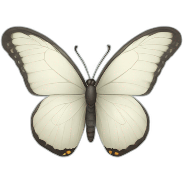 white butterfly emoji