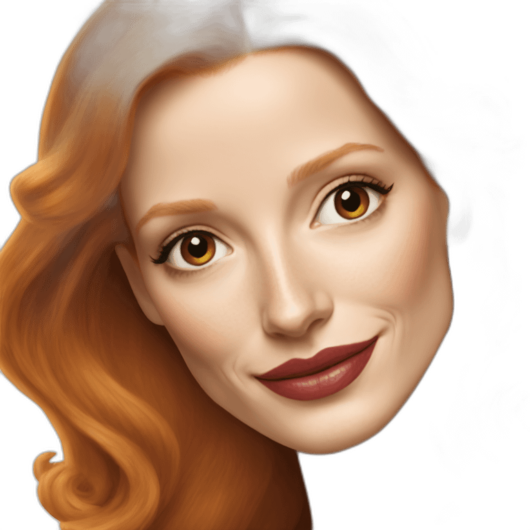 Jessica Chastain emoji