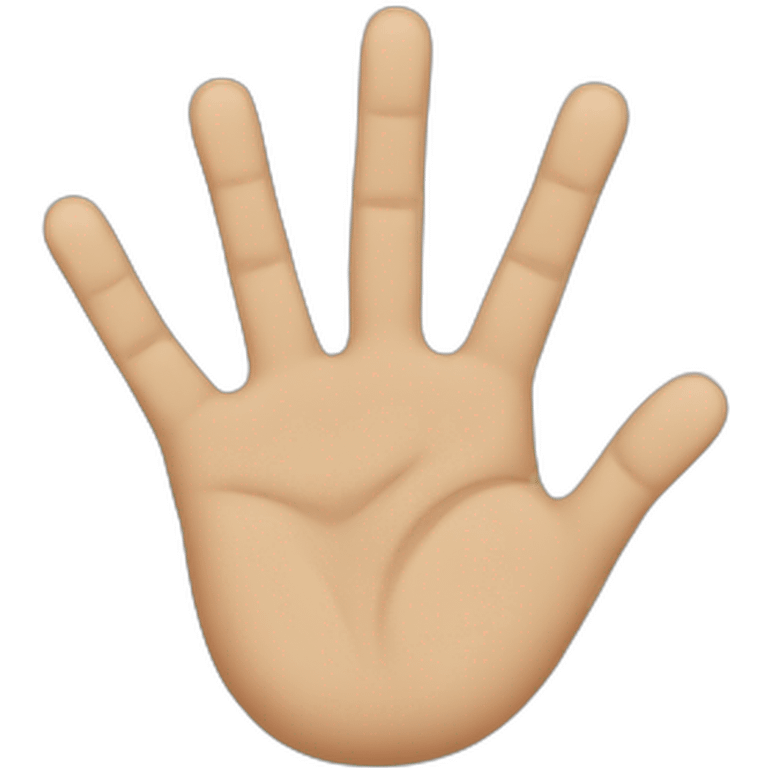 hand with six fingers emoji