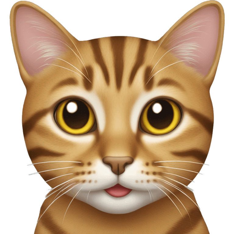 A tabby cat emoji