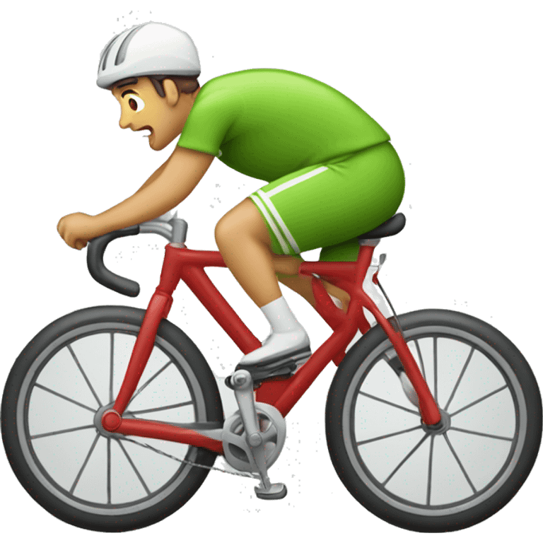 nageur sur un velo emoji