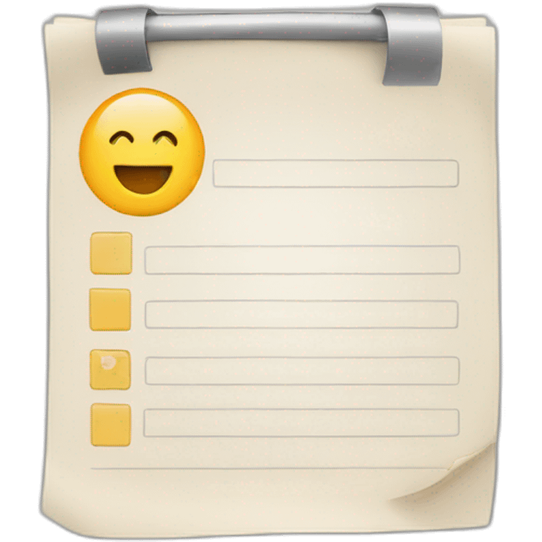 checklist emoji