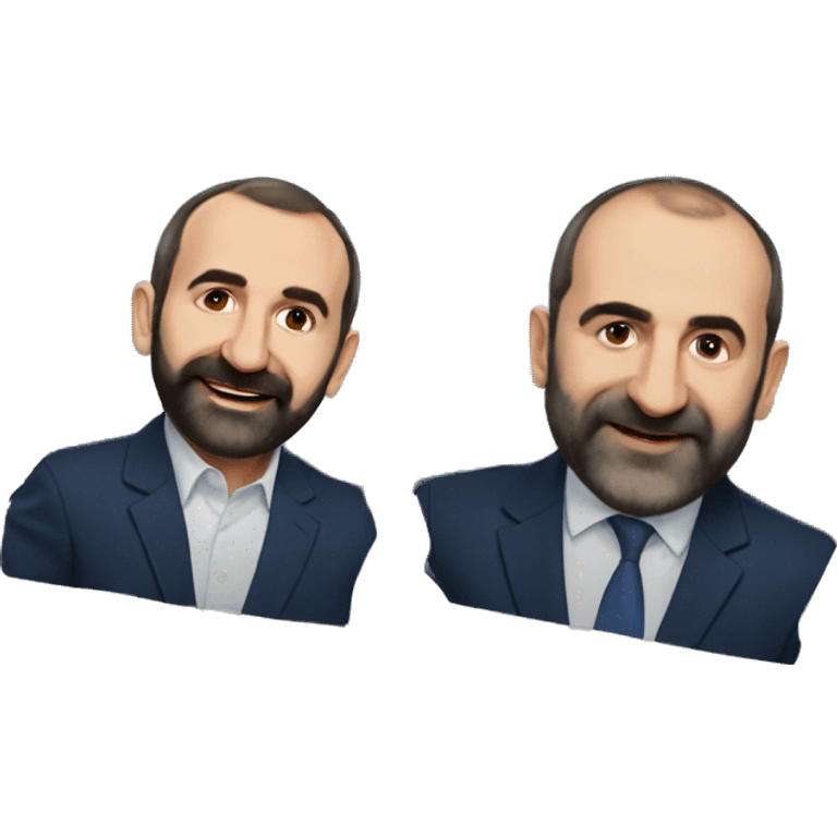 Nikol Pashinyan and xorovac emoji