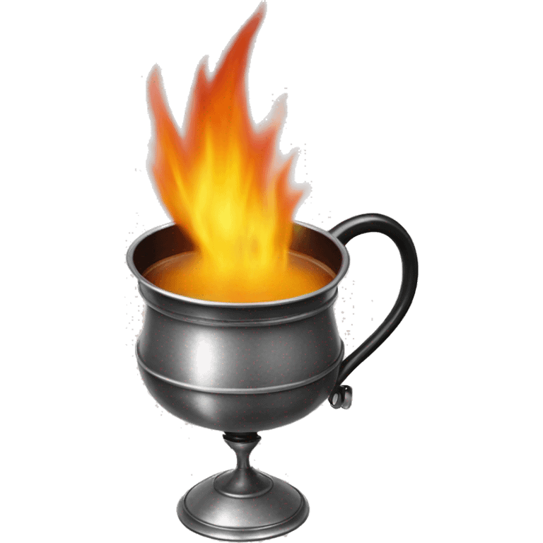 Feuerzangenbowle in Krug  emoji