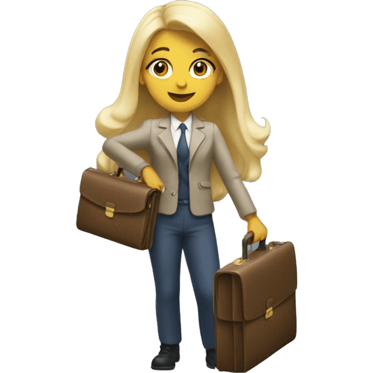 blondie holding out briefcase emoji