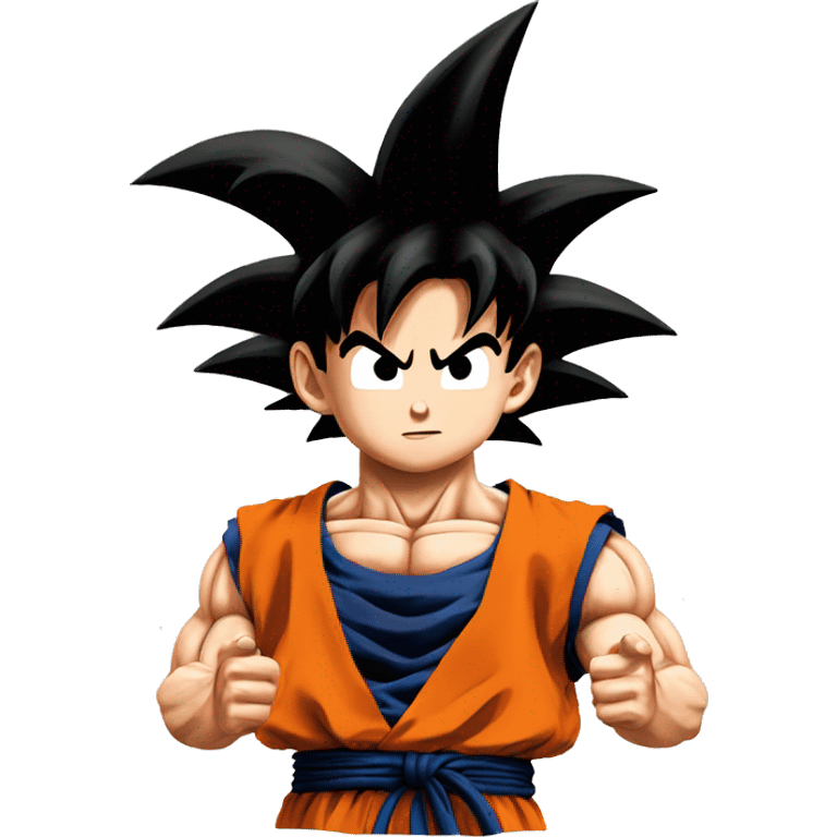 son goku from dragon ball z  emoji