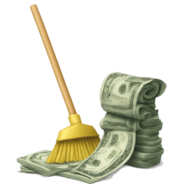 money cleaning emoji