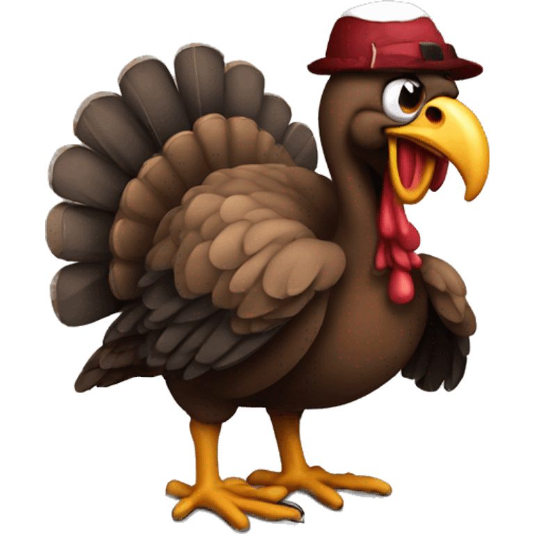 thug turkey emoji