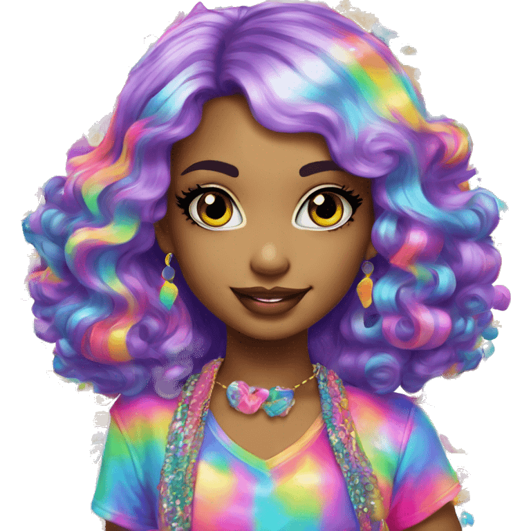 Lisa frank girl 2 emoji