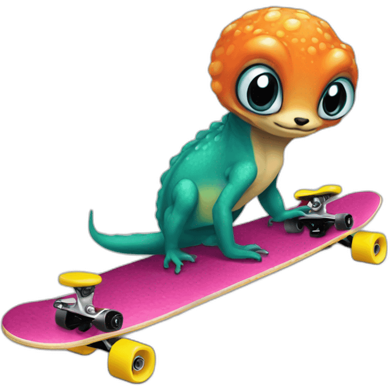 salamandre skateboard emoji