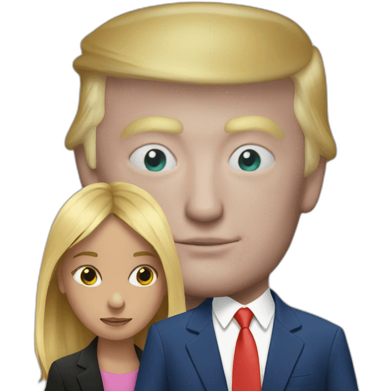 trump with a kid emoji