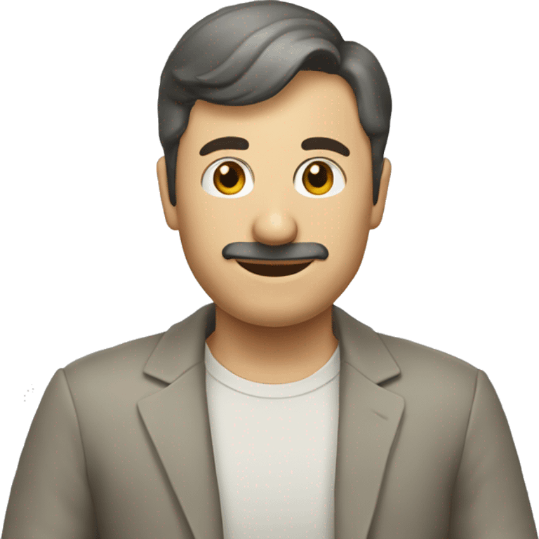 datos curioso con un señor diciendolo emoji