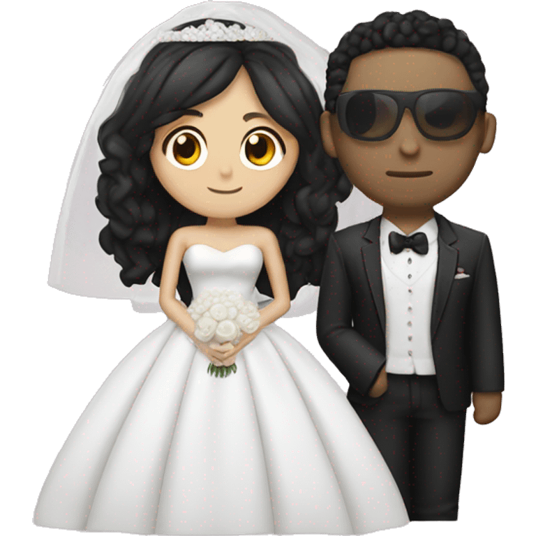 K-pop bride and brom emoji