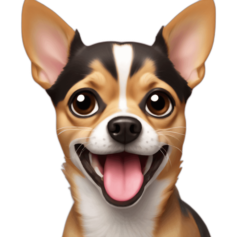 Chihuahua tongue emoji