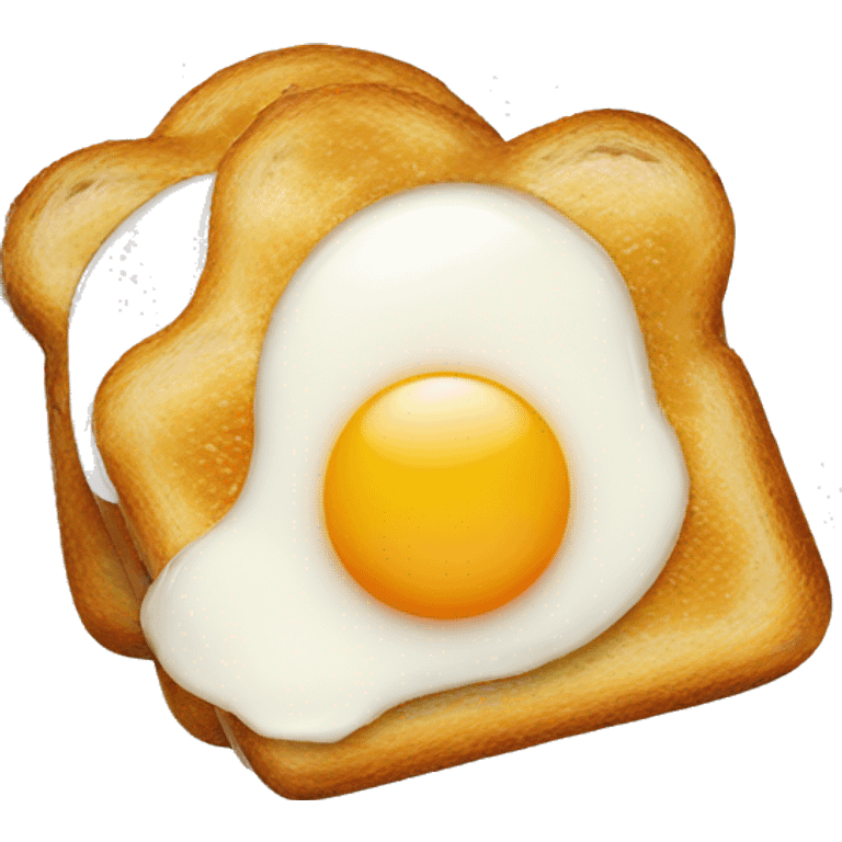 fried eggs on toast  emoji