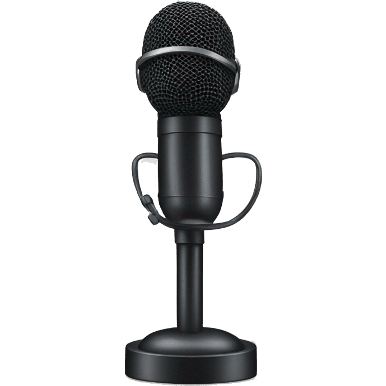 SPEAKER WITH A MICROPHONE emoji