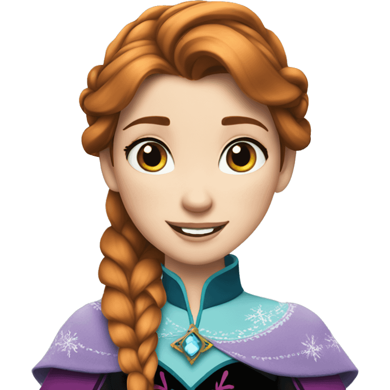 Princess Anna frozen emoji