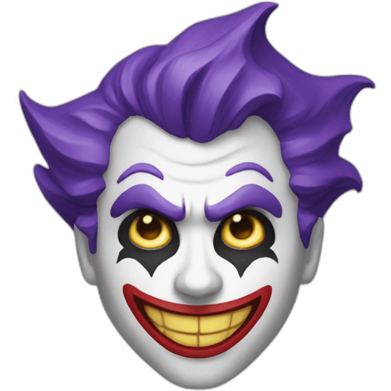 Make it look like a joker emoji