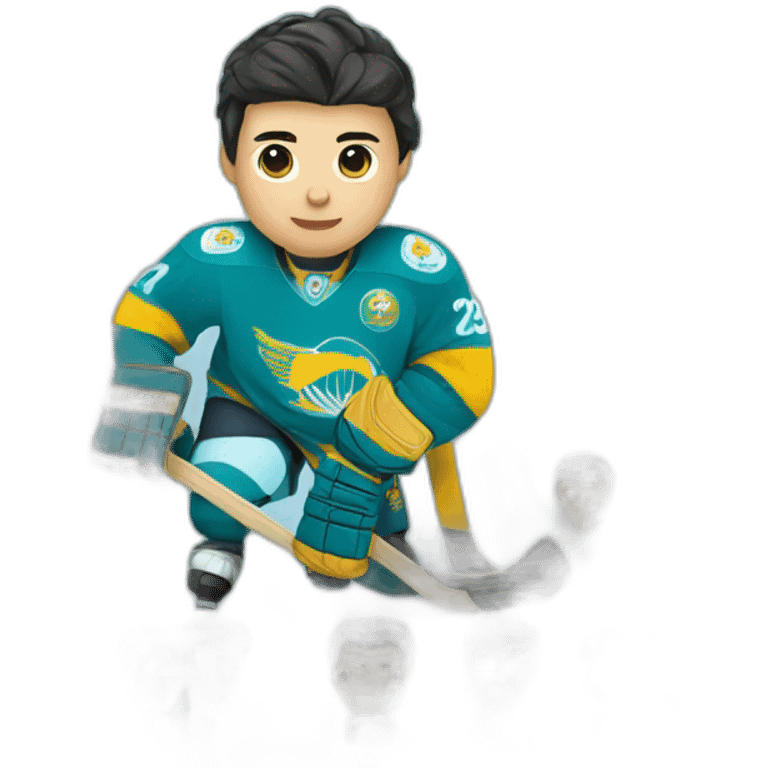 Kazakhstan national team hockey player emoji