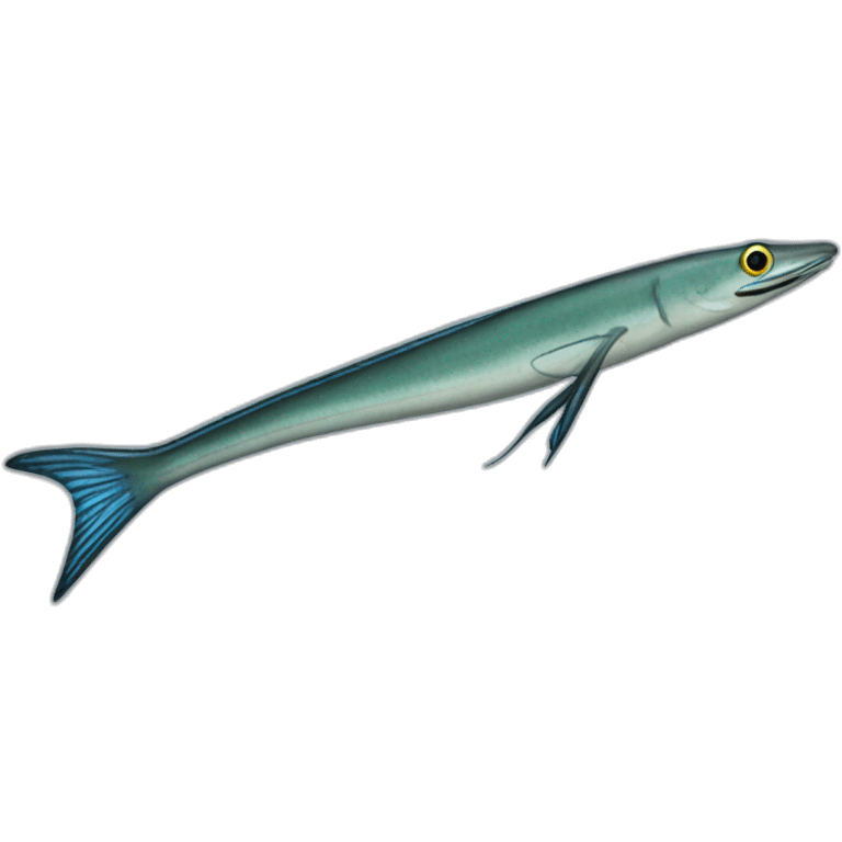 Black sea needlefish emoji