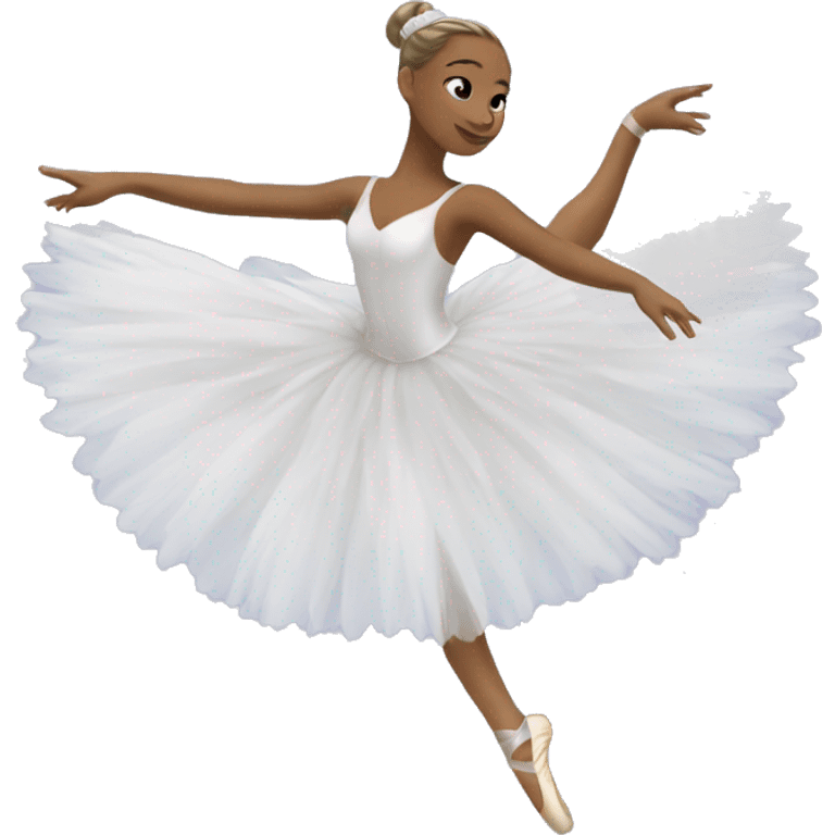 Ballerina dancing swan lake emoji