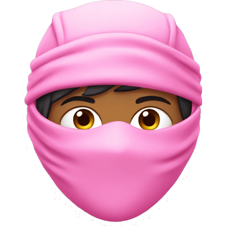 pink ninja emoji