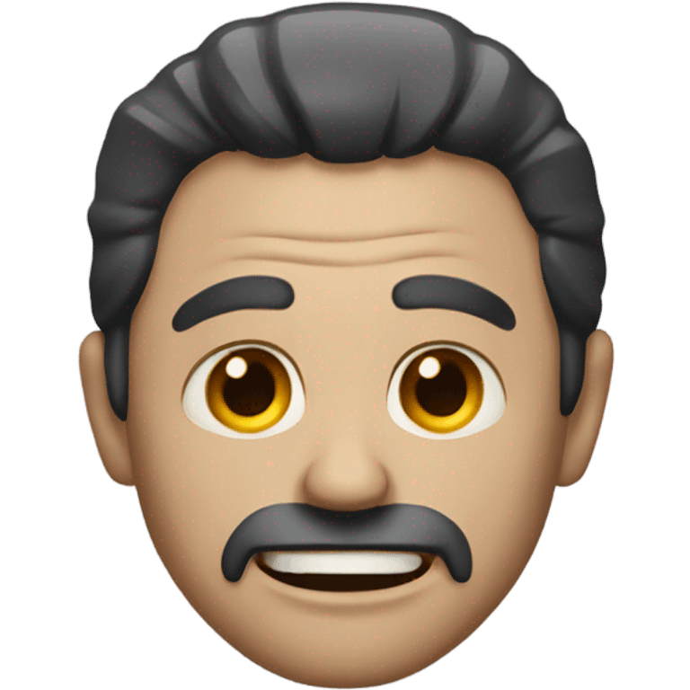 Scary man emoji