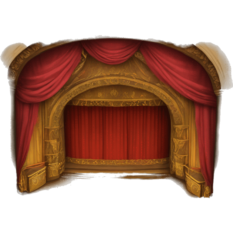 teatro tapia proscenium stage inside San Juan  emoji