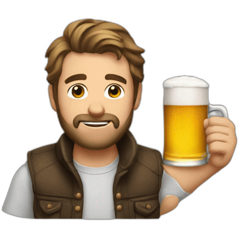 Steve-drink-beer emoji