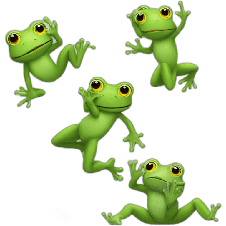 Froggy- dance emoji