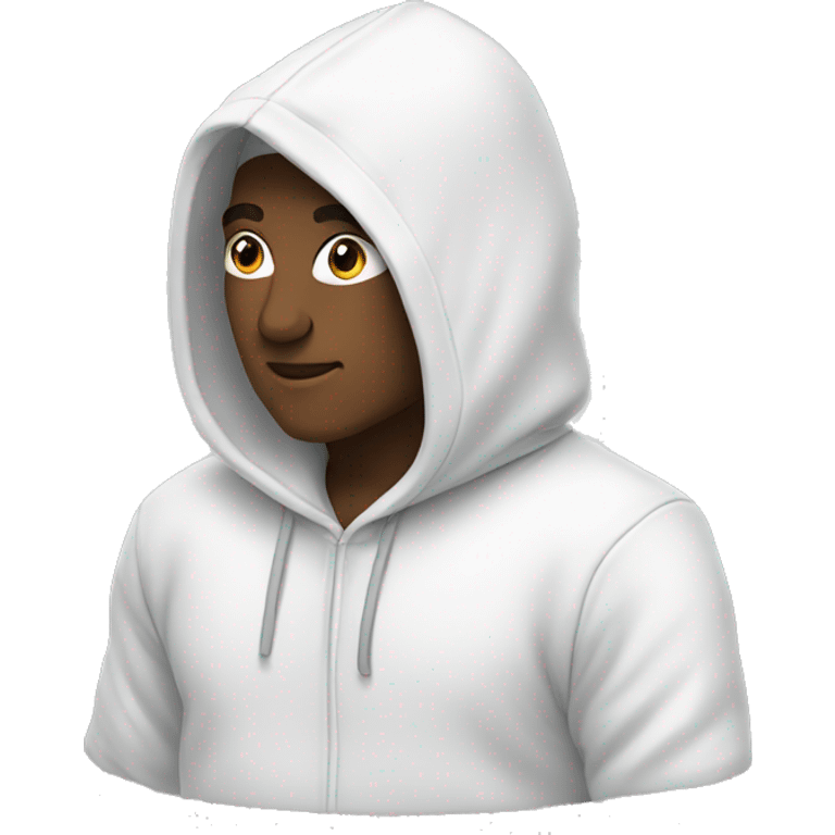 White hoodie emoji