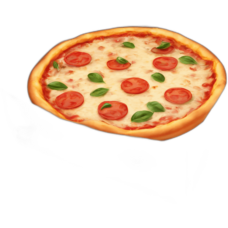 Italian pizza in pizza box emoji