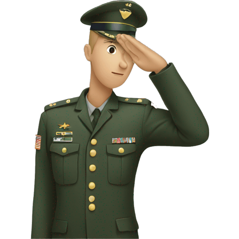 Military Salute  emoji