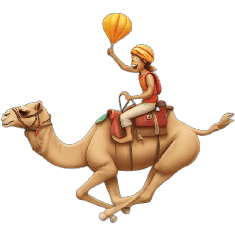 camel surfing emoji