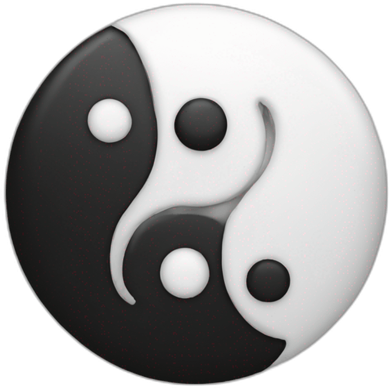 ying yang emoji