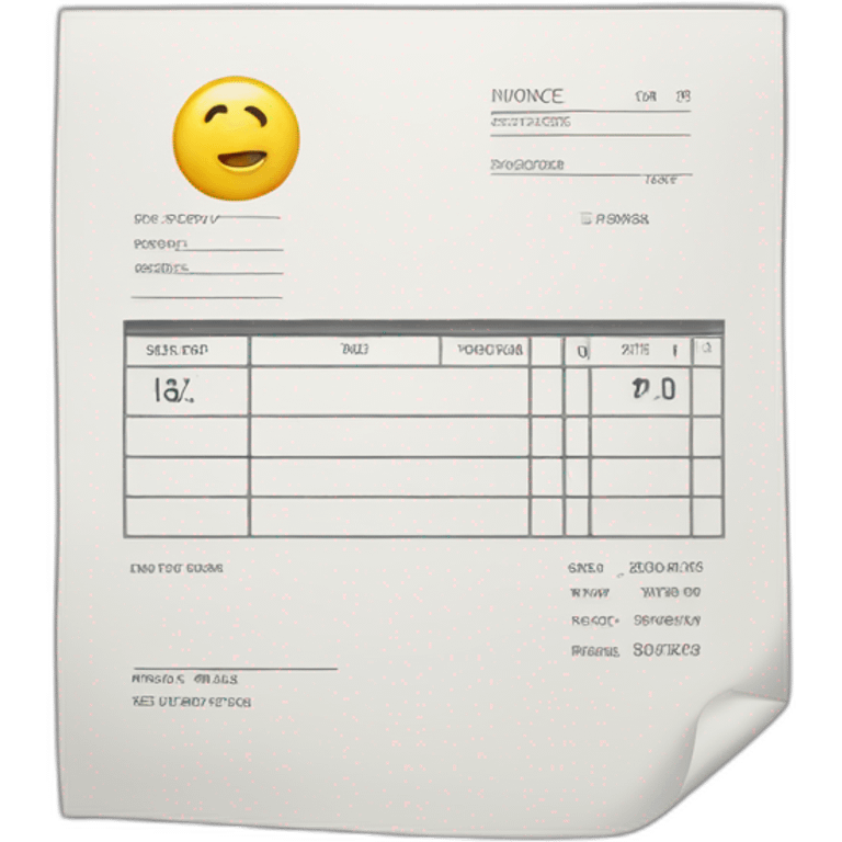 invoice emoji