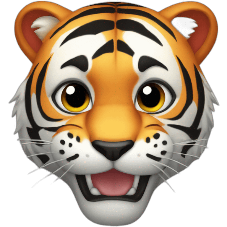 a super hero tiger emoji