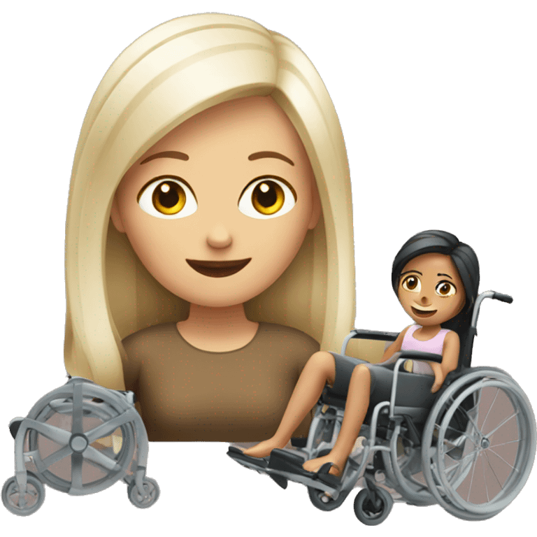 Lady on wheelchair  emoji